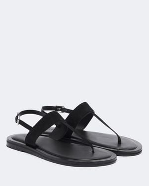 A.Emery Sandalen Somerset Aus Veloursleder - Schwarz