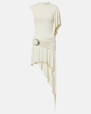 De La Vali Titan Jersey Minidress - White