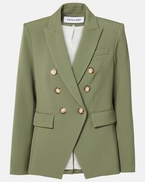 Veronica Beard Miller Dickey Blazer - Green