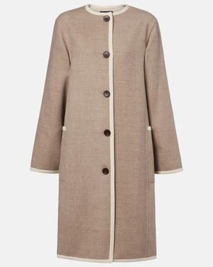 Loro Piana Abrigo De Lana Virgen - Neutro