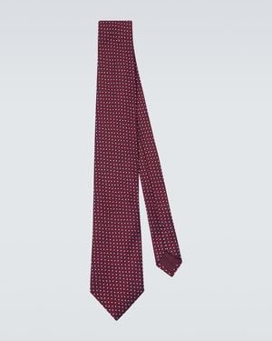 Charvet Krawatte Aus Seiden-Jacquard - Rot
