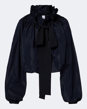 Patou Tie-Neck Blouse - Blue
