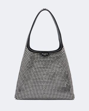 Alaïa Studded Leather Tote Bag - Black
