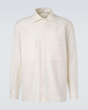 Saman Amel Silk Shirt - White