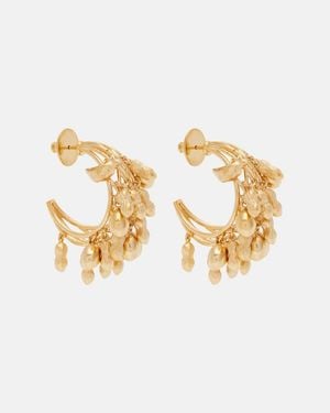 Givenchy Lucky Charms Hoop Earrings - Metallic