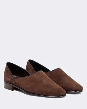 Bode House Shoe Suede Loafers - Brown