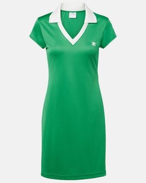 Courreges Jersey Polo Dress - Green