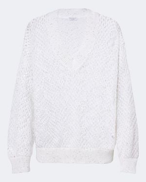Brunello Cucinelli Pullover - Bianco