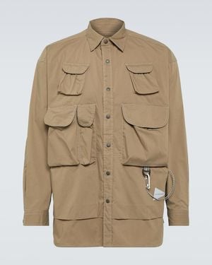 and wander Cotton-Blend Field Jacket - Natural