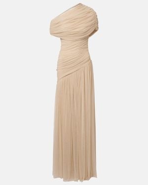 De La Vali Bridal Himalia Gathered Tulle Gown - Natural