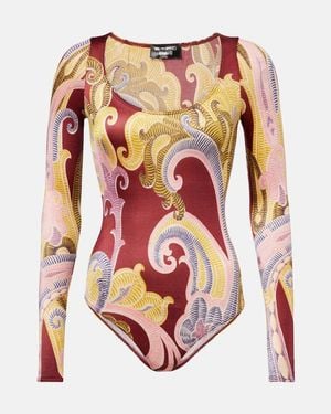 Wolford X Etro Printed Bodysuit - Pink