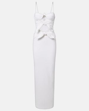 Christopher Esber Abito Lungo Porto Con Cut-Out - Bianco