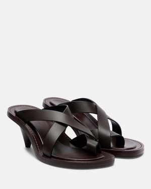 Phoebe Philo Leather Sandals - Black