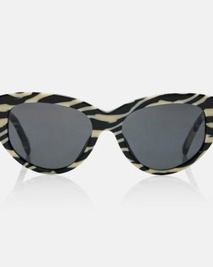Dolce & Gabbana Dg Crossed Cat-Eye Sunglasses - Brown