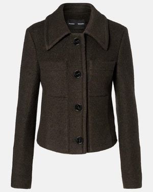 Proenza Schouler Jacke Kinsley Aus Boucle - Schwarz