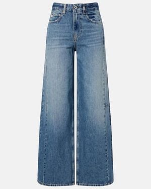AG Jeans Jesolo Wide-Leg Jeans - Blue