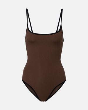 TOTEME Badeanzug Aus Jersey - Braun