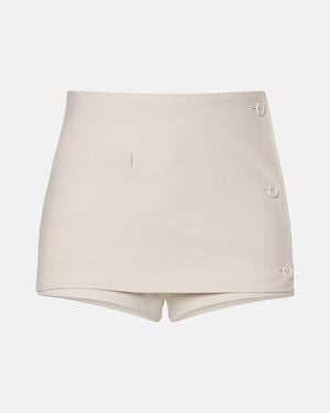 Courreges Logo Skort - Natural