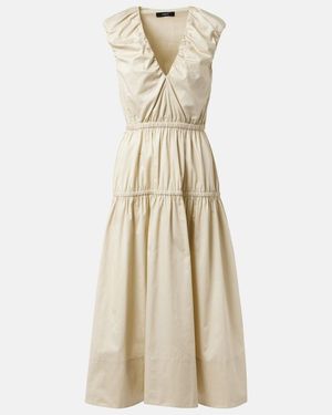 JOSEPH Cotton Midi Dress - Natural