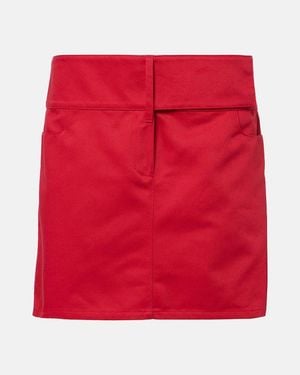 Courreges Belted Miniskirt - Red