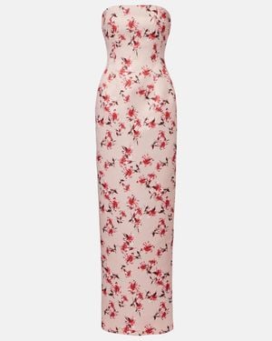 Emilia Wickstead Laelia Floral Gown - Pink