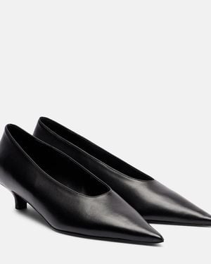 TOTEME Leather Pumps - Black