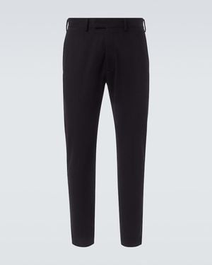 Tom Ford Cotton Straight Trousers - Blue