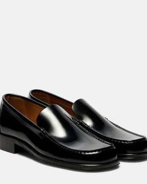 Lemaire Leather Loafers - Black