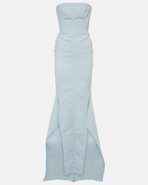 Maticevski Bustier-Robe Notorious Aus Crepe - Blau