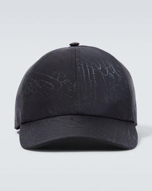 Berluti Scritto Jacquard Baseball Cap - Blue