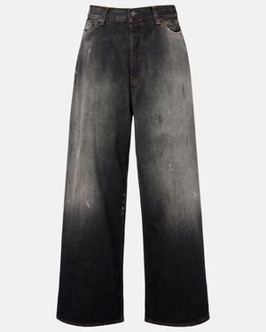 Acne Studios Jeans Anchos 2023 Desgastados - Gris