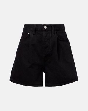 Agolde Rhoda Denim Shorts - Black