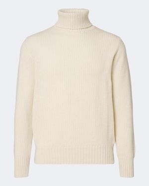 STÒFFA Rollkragenpullover Aus Kaschmir - Weiß