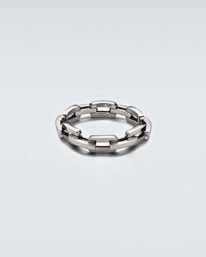 SHAY Deco Mini 18Kt Ring - White