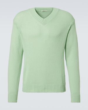 AURALEE Pullover Aus Cashmere - Grün