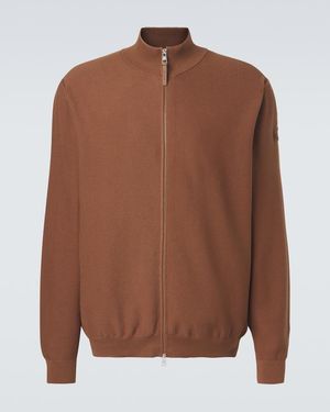 Moncler Jacke Aus Baumwolle - Braun