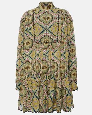 Etro Printed Cotton Shirt Dress - Multicolour