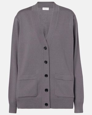 Dries Van Noten Wool Cardigan - Grey
