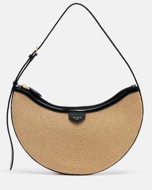 Alaïa One Piece Demi Lune Small Shoulder Bag - Natural