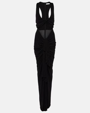Christopher Esber Vivenda Cutout Jersey Maxi Dress - Black