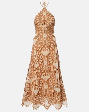 Johanna Ortiz Lace Guipure Maxi Dress - Natural