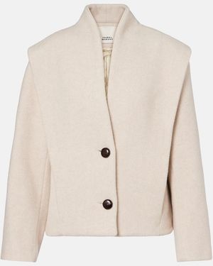 Isabel Marant Dyogo Wool-Blend Jacket - Natural