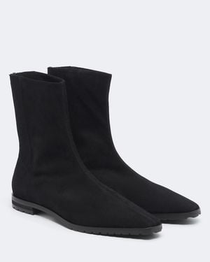 Aquazzura Botines Saint Honore De Ante - Negro