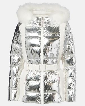 Yves Salomon Doudoune 64Cm Ski Jacket - Grey