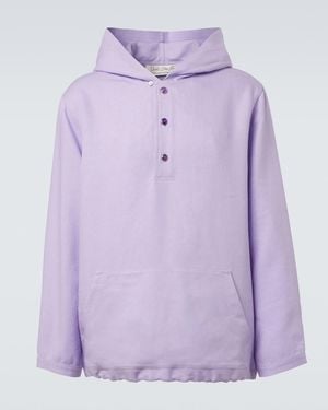 God's True Cashmere Jacke Aus Leinen Mit Amethyst - Lila