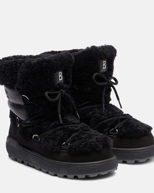 Bogner Chamonix Snow Boots With Spikes - Black