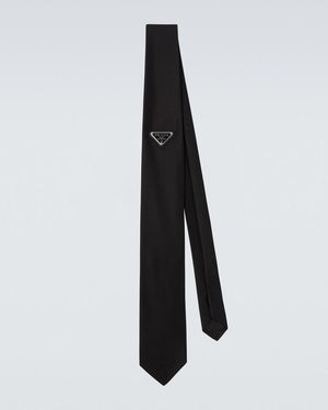 Prada Corbata De Re-Nylon - Negro
