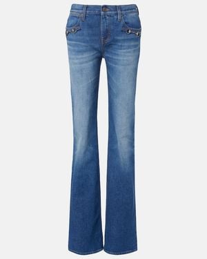 Gucci Horsebit Flared Jeans - Blue