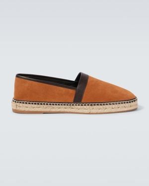 Manolo Blahnik Nerano Suede Espadrilles - Brown