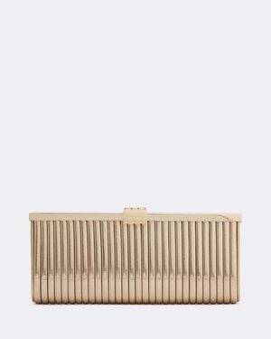 Aquazzura Heatwave Small Clutch - Natural